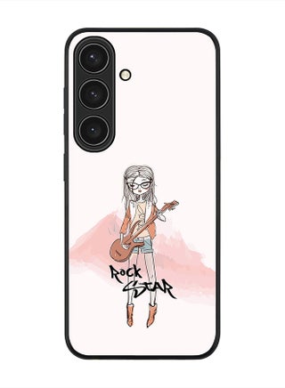 Rugged Black edge case for Samsung Galaxy S24, Slim fit Soft Case Flexible Rubber Edges Anti Drop TPU Gel Thin Cover- Rockstar Girl - pzsku/Z82FB96A8A273250E86B1Z/45/_/1705910746/0b99c865-acb4-42f1-a2fb-f41b2d2d511b