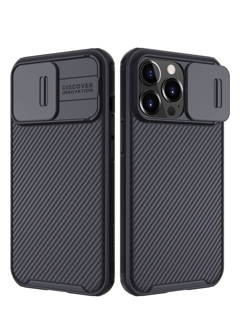 ELTRAZONE iPhone 14 Pro Max Case Cover Slide Camera Protection Cover - Scratch Resistant - Protect Privacy Case for Apple iPhone 14 Pro Max 6.7 (2022) by(iPhone 14 Pro Max, Black)