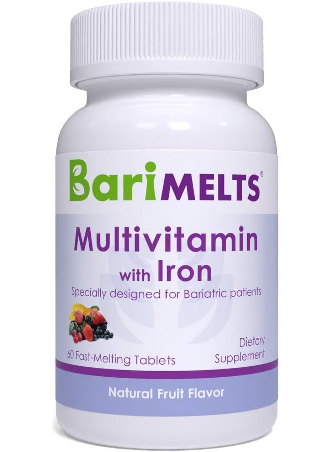 BariMelts Multivitamin with Iron, 60 Tablets - Image 1
