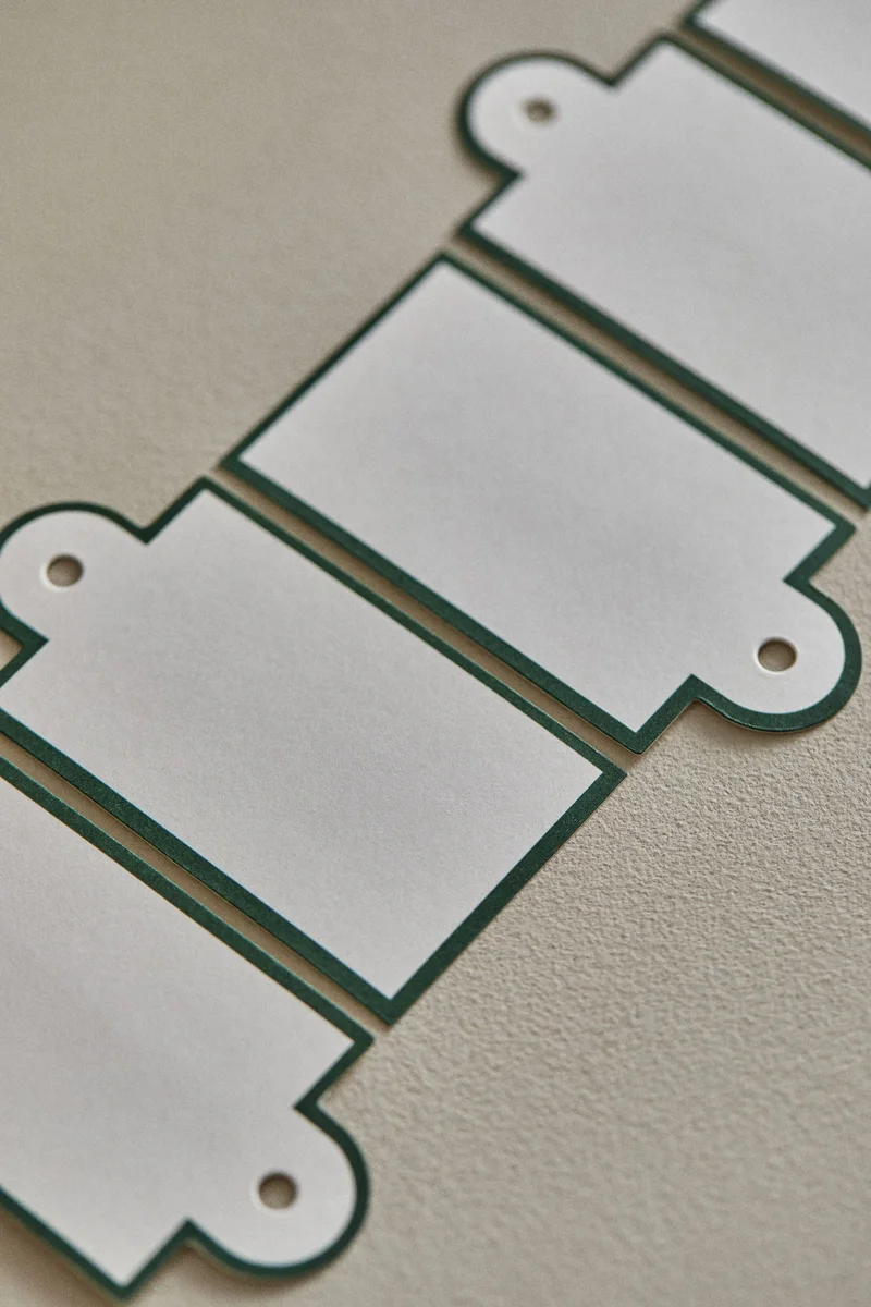 H&M 5-pack gift tags