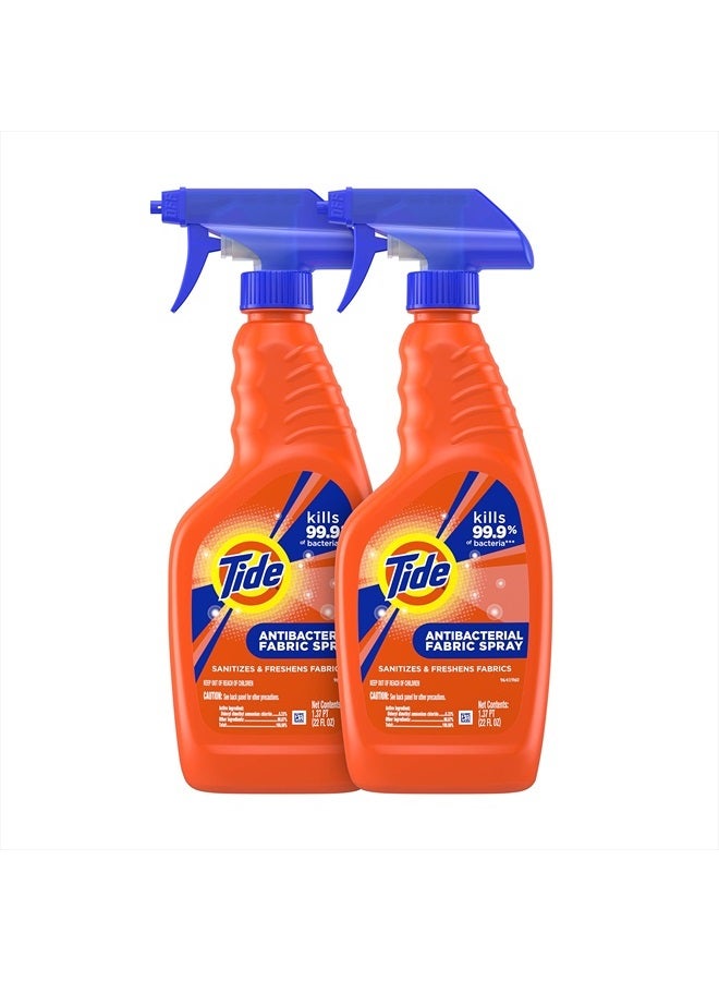 Tide Antibacterial Fabric Spray, 2 Count, 22 Fl oz Each - Image 1