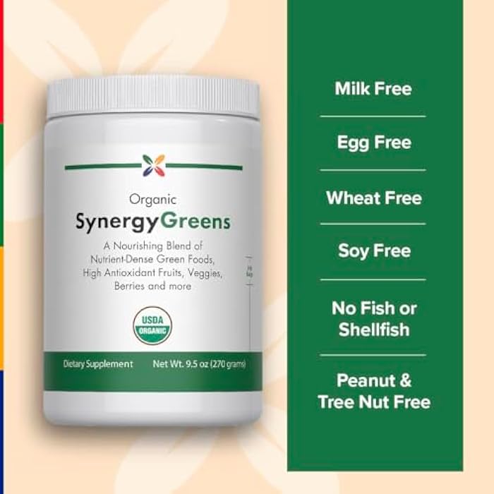 Stop Aging Now - Organic Greens Powder Superfood Supplement Blend Mix - 9.5oz - Naturally Flavored - Image 5
