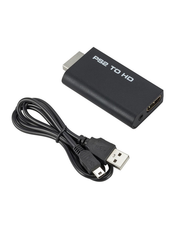 Direct PS2 TO HDMI,PS2 To HDMI,game To HDMI, With Audio And Video Converter-Colour:Black Bag  - Image 4