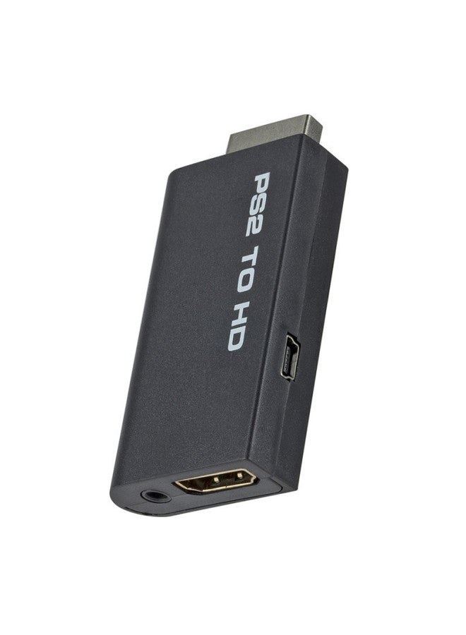 Direct PS2 TO HDMI,PS2 To HDMI,game To HDMI, With Audio And Video Converter-Colour:Black Bag  - Image 2