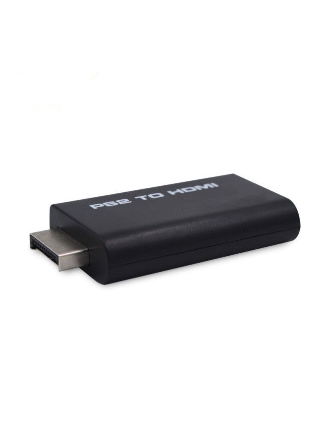 Direct PS2 TO HDMI,PS2 To HDMI,game To HDMI, With Audio And Video Converter-Colour:Black Bag  - Image 1