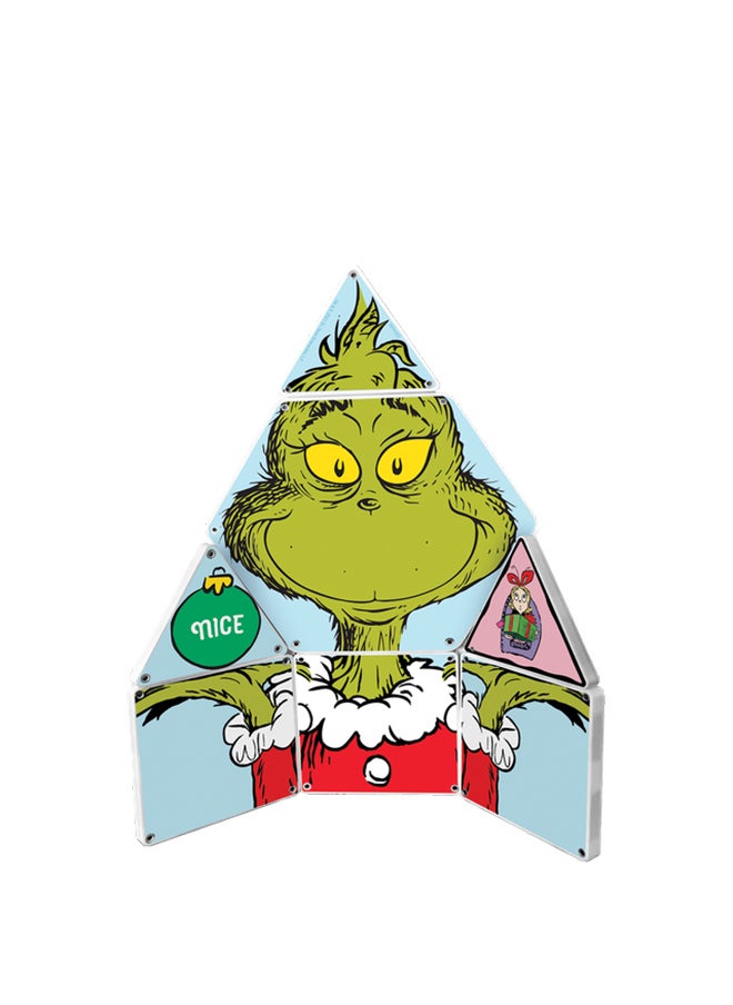 MAGNA-TILES Create-on Limited Edition Grinch Magnetic Building Toys From Dr. Seuss How The Grinch Stole Christmas Book, Kids Building Toys For Ages 3+, 19 Pieces  - Image 2