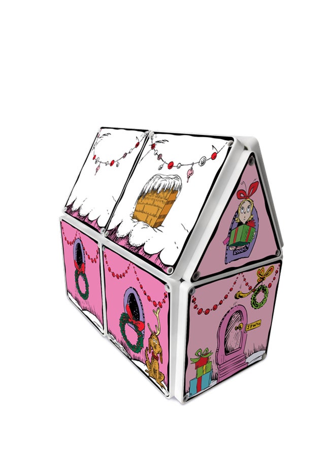 MAGNA-TILES Create-on Limited Edition Grinch Magnetic Building Toys From Dr. Seuss How The Grinch Stole Christmas Book, Kids Building Toys For Ages 3+, 19 Pieces  - Image 3