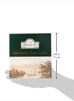 Ahmad Tea Black Tea, Earl Grey Aromatic Teabags, 100 ct - Caffeinated & Sugar-Free, Packaging May Vary  - Image 3