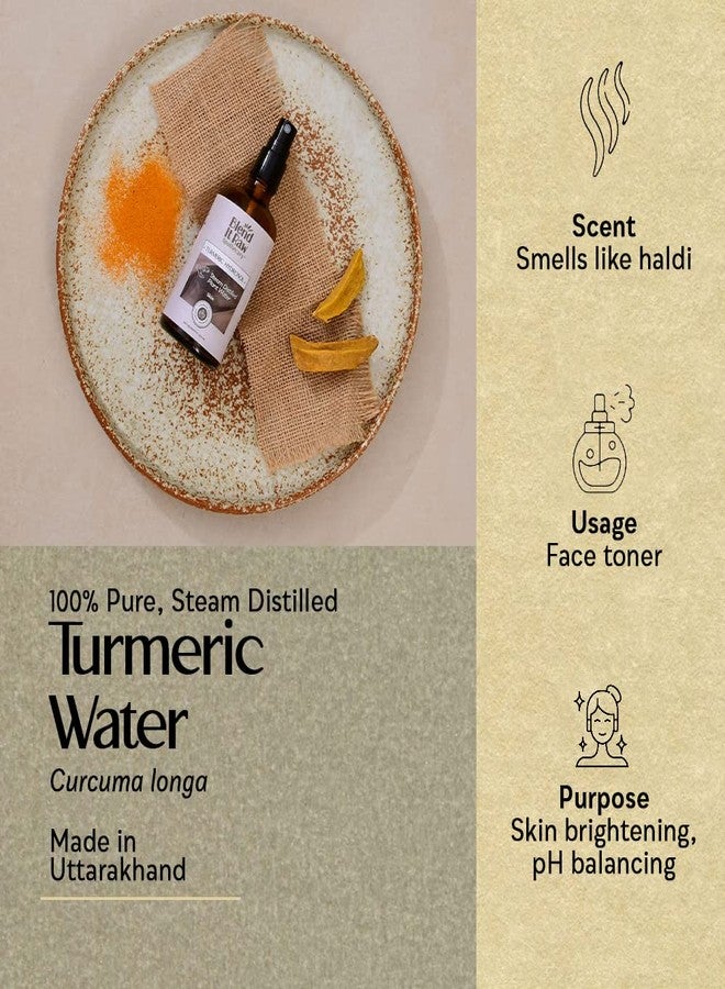 Blend It Raw Apothecary هيدروسول الكركم الخام من بليند إت | تونر الكركم للبشرة الجافة والحساسة | ماء الكركم المقطر بالبخار بنسبة 100% لتفتيح البشرة، 100 مل - Image 2