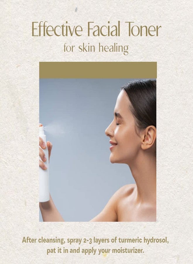 Blend It Raw Apothecary هيدروسول الكركم الخام من بليند إت | تونر الكركم للبشرة الجافة والحساسة | ماء الكركم المقطر بالبخار بنسبة 100% لتفتيح البشرة، 100 مل - Image 3