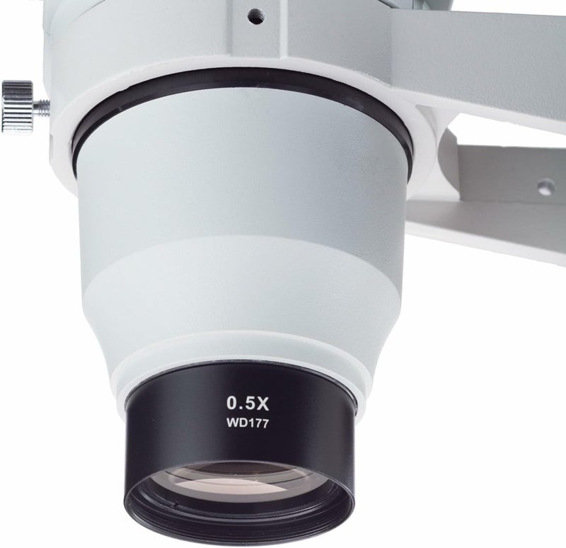 AmScope ZM05 0.5X Barlow Lens For ZM-Series Stereo Microscope Heads, 48mm Diameter - Image 4