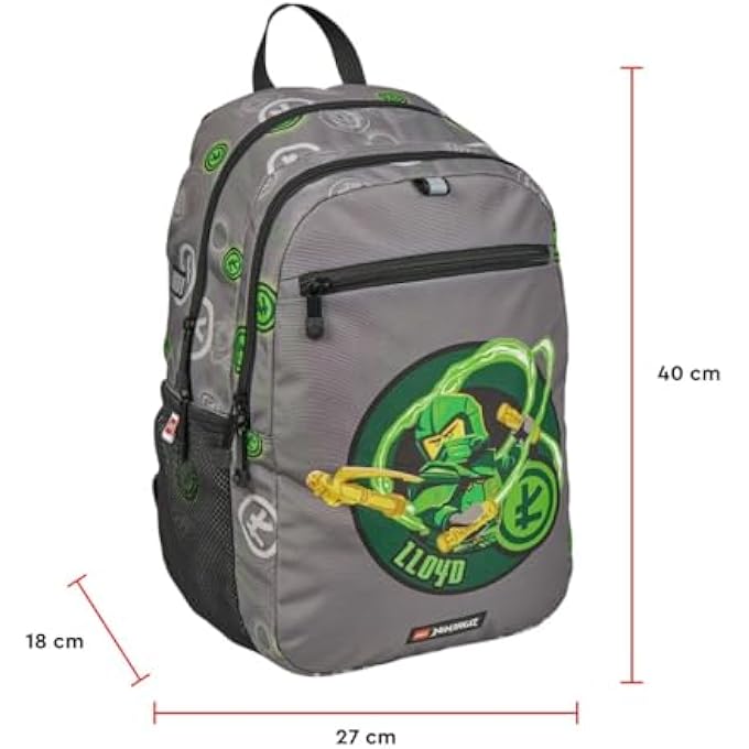 rayihni LEGO Ninjago Elemental Master of Energy Extended Backpack for Kids - Image 5