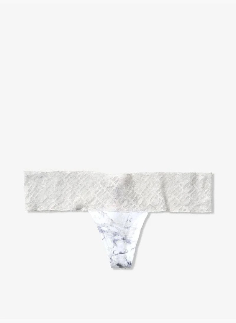 PINK So Soft Lace Thong