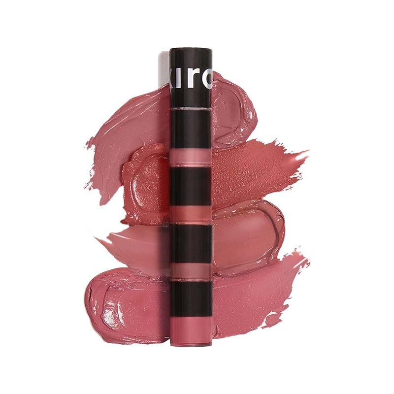 KIRO Four Play NonStop Airy Matte Liquid Lip Stack Supreme Quad 4 Nude Lipstick Shades Longlasting Transferproof Hydrating Lightweight Skin Care Infused 6 ml Pack of 1 Multicolor