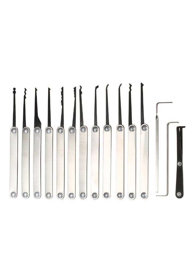 Y&D - 15-Piece Lock Picking Set Multicolour - Image 1
