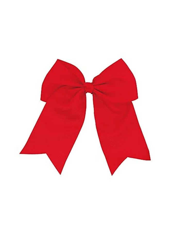 Motique Accessories Red Jumbo Bow Clip With Tails  - Image 3