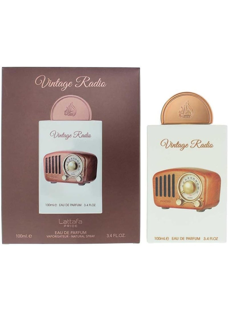 Lattafa Vintage Radio for Unisex - 3.4 oz EDP Spray - Image 1