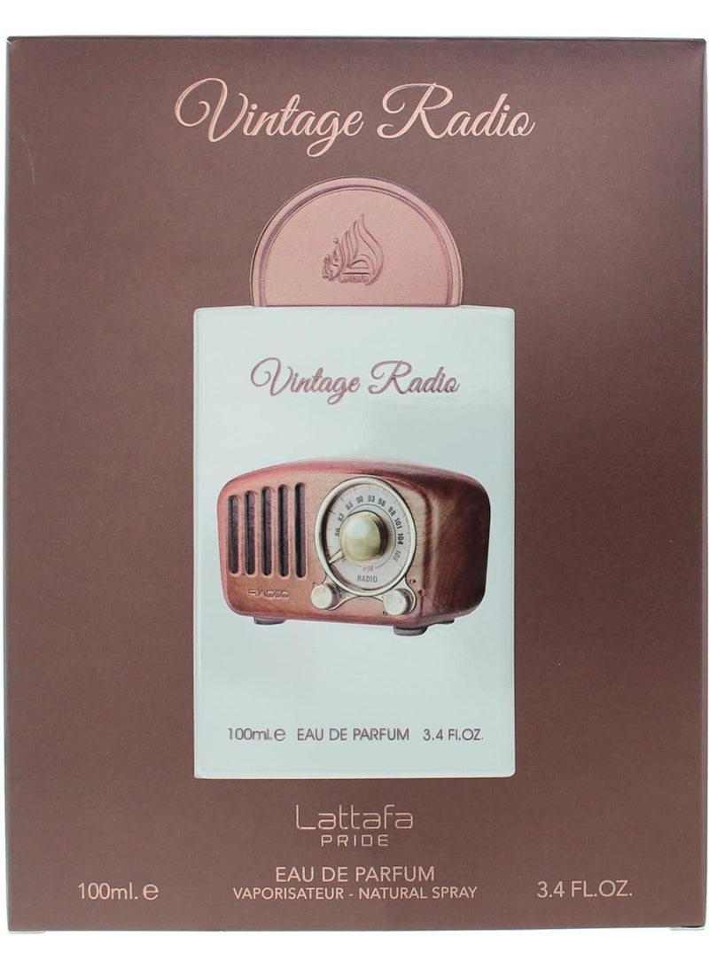 Lattafa Vintage Radio for Unisex - 3.4 oz EDP Spray - Image 3