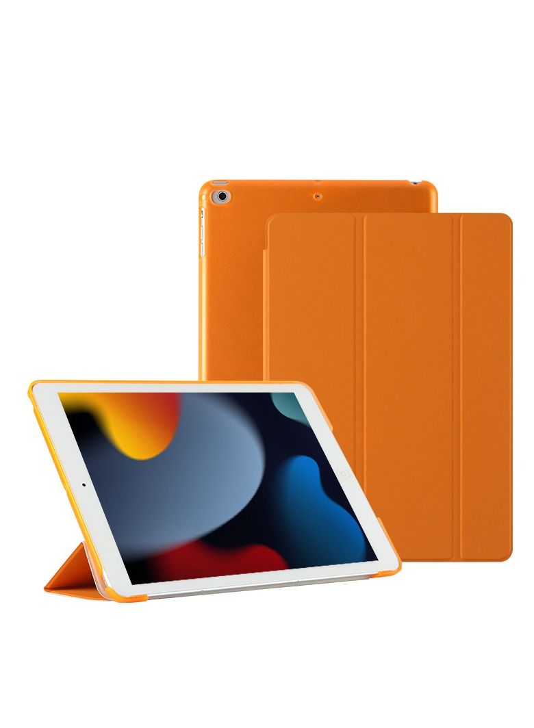 Loquat Protective Tri-Fold Case Cover For iPad Orange