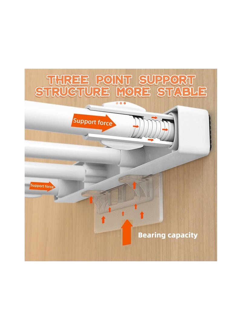 Shelf Support Adhesive Pegs Closet Partition Bracket Cabinet Support Clips Wall Hanger Sticker For Kitchen Bathroom  - Image 2
