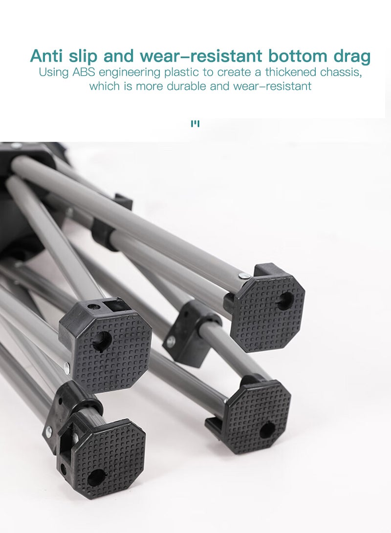 Whotman Outdoor Camping Folding Lunch Break Deck Chair Beach Chair - Image 5