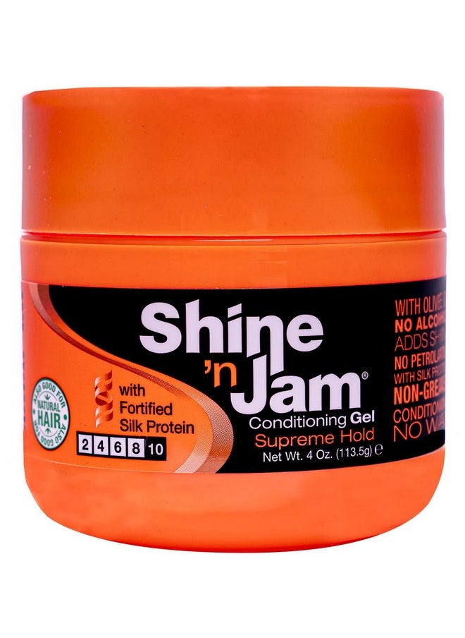 Ampro - Shine 'N Jam Conditioning Gel Supreme Hold 4.0 Oz (Pack Of 1) - Image 1