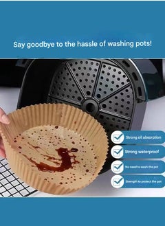 MHD Air Fryer Special Paper Silicone Oil Food Grade Pad Paper  - Image 3
