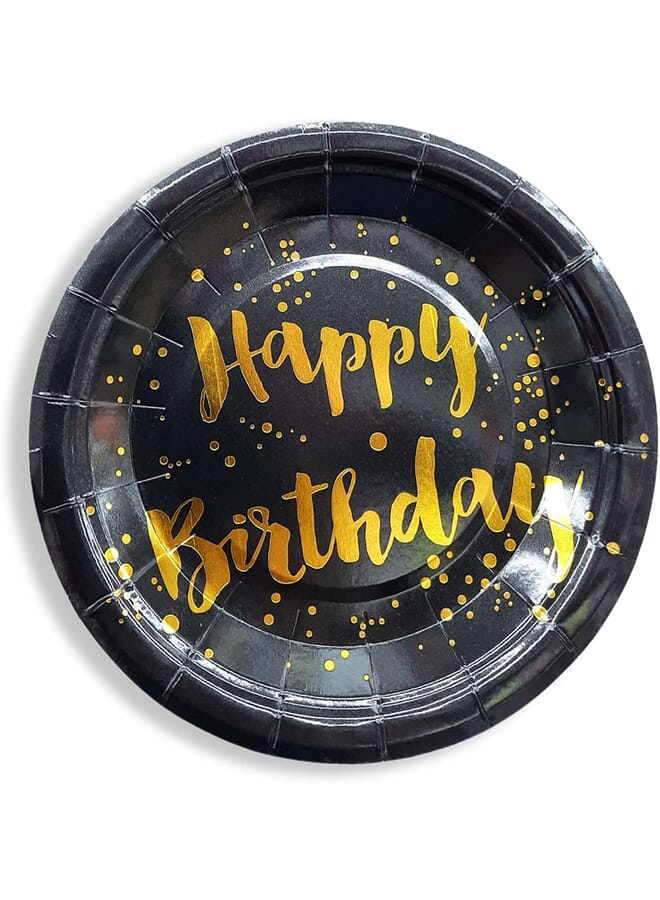 Time 6 Pieces 9 Inches Paper Plates Party