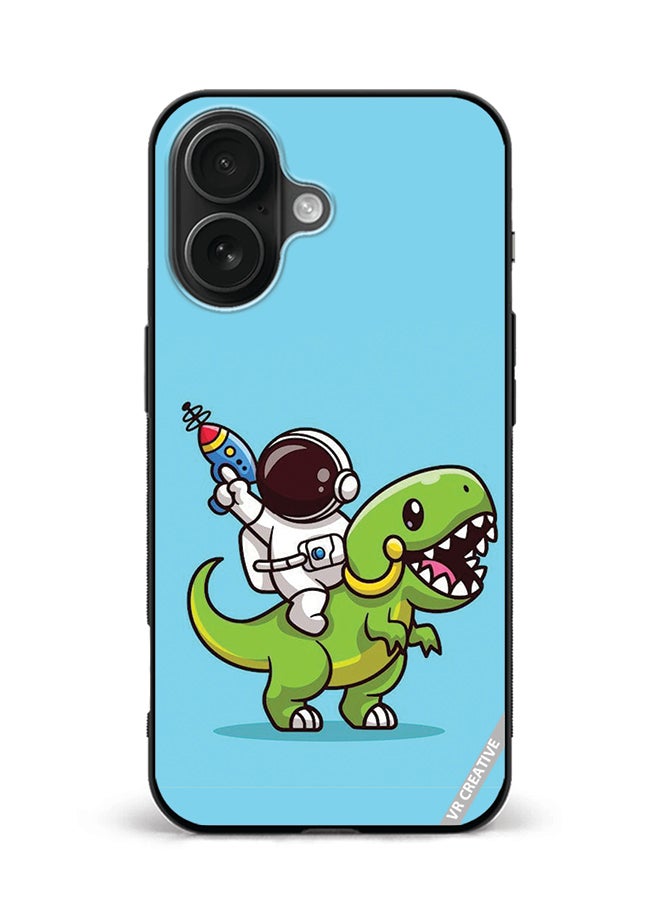 VR CREATIVE Protective Case Cover For Apple iPhone 16 Plus Dinosaur Design Multicolour