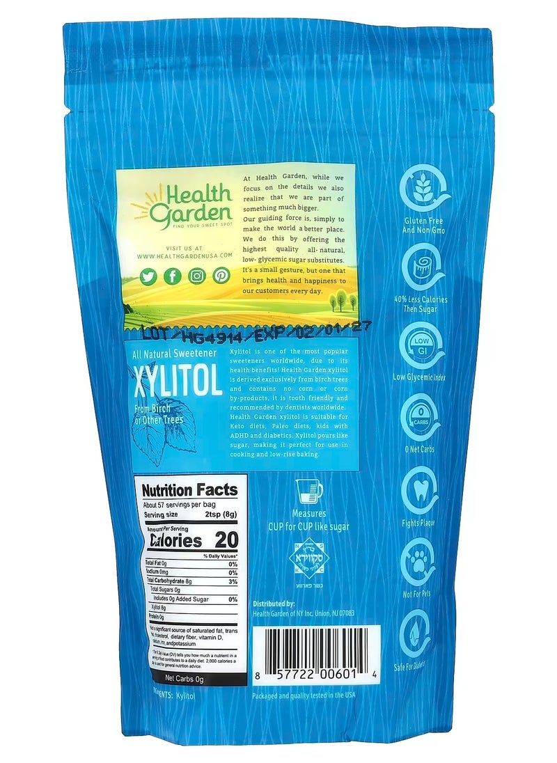Health Garden - Plant Based Sugar Alternative Xylitol, 16 oz - Image 1