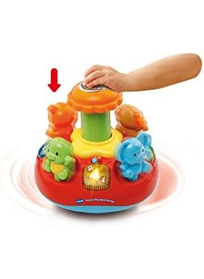 vtech Push And Play Spinning Top Vtuk - Image 4