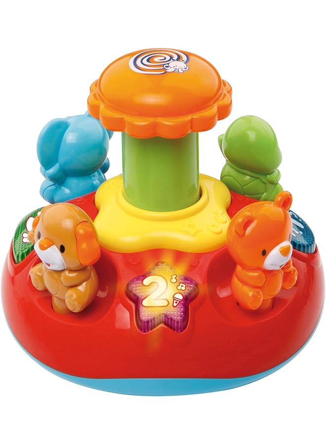 vtech Push And Play Spinning Top Vtuk - Image 1