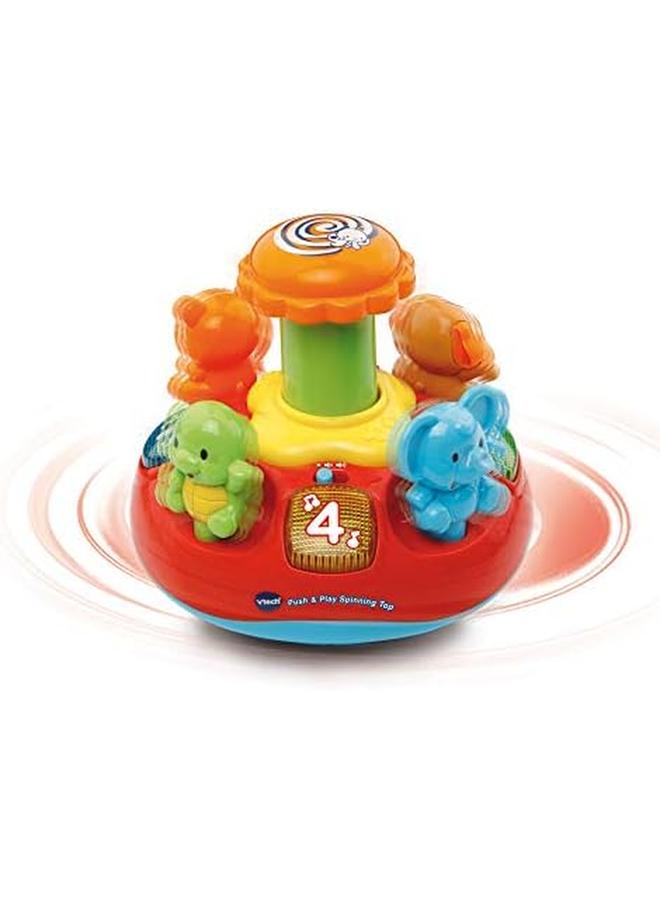 vtech Push And Play Spinning Top Vtuk - Image 3