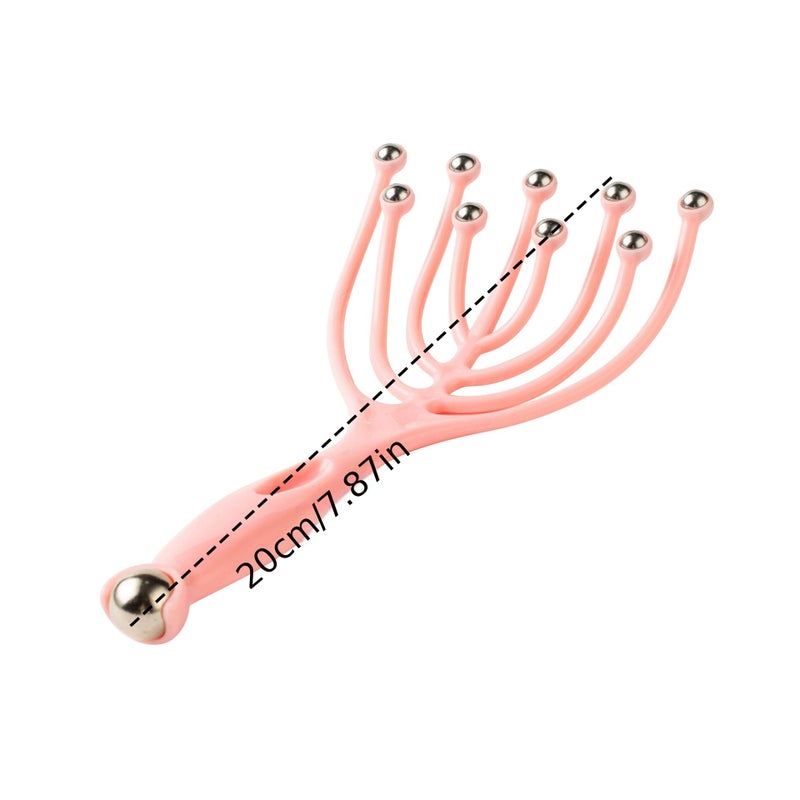 Acupressure Scalp Massage Comb Multifunction Relaxing Meridian Tool Random Color - Image 3