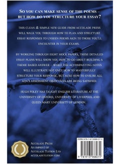 Accolade Press Unseen Poetry: Essay Writing Guide for GCSE (9-1)