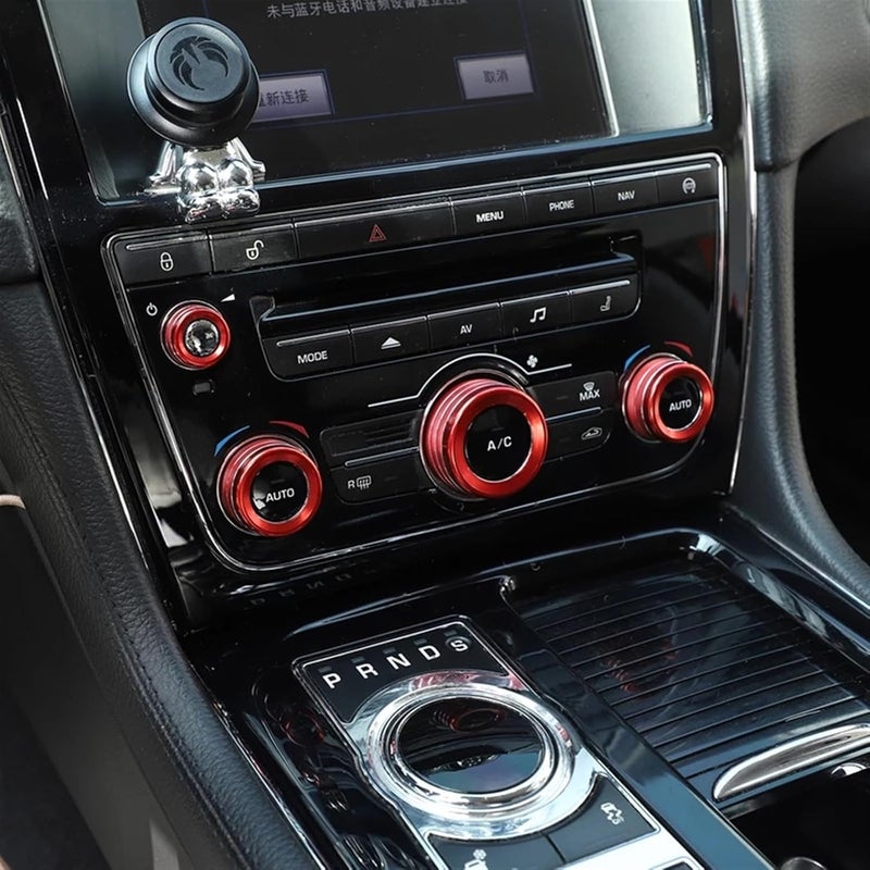QASULER Aluminum Alloy Car Air Conditioner Knob Covers - Image 4