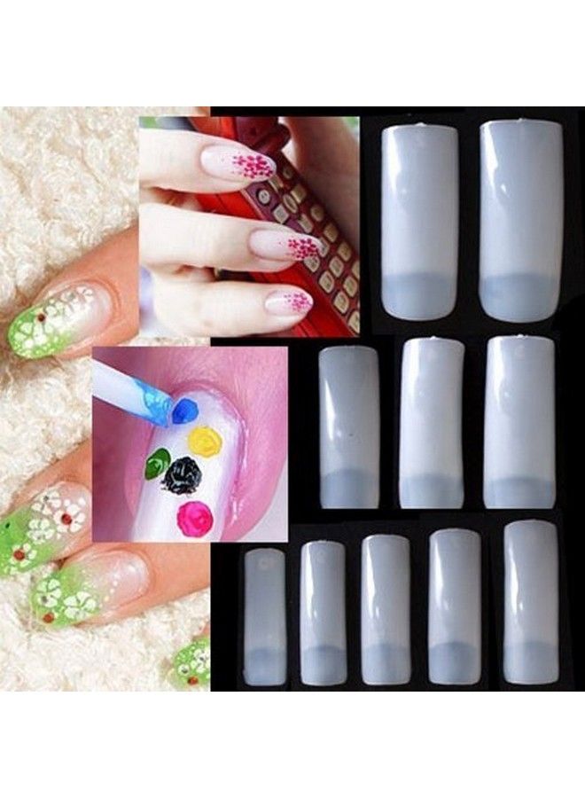 CJESLNA 500Pcs French Acrylic False Artificial Nail Art Tips - Image 3