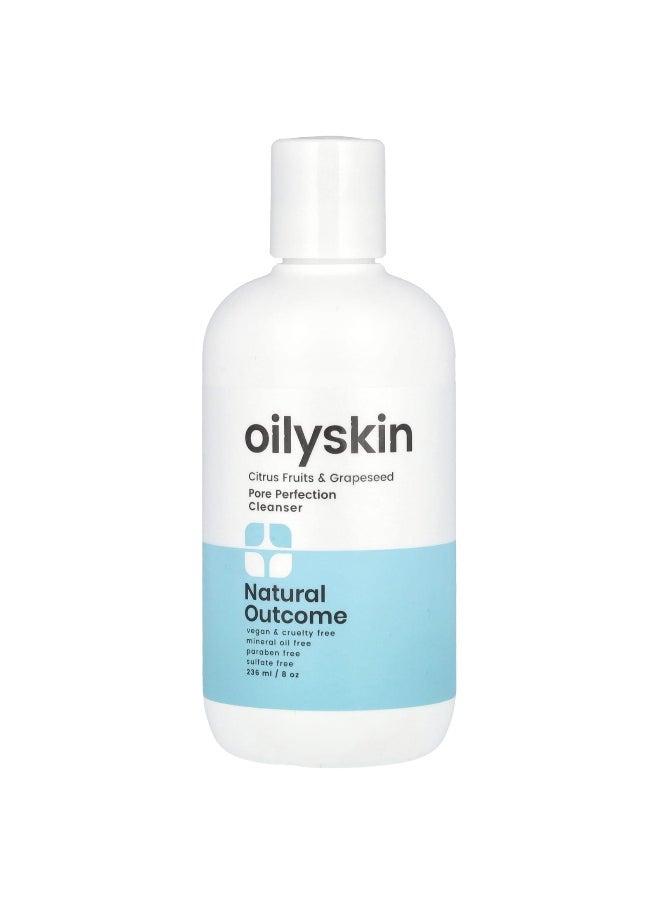 natural outcome Natural Outcome, Oily Skin, Pore Perfection Cleanser, 8 oz (235 ml)  - Image 1