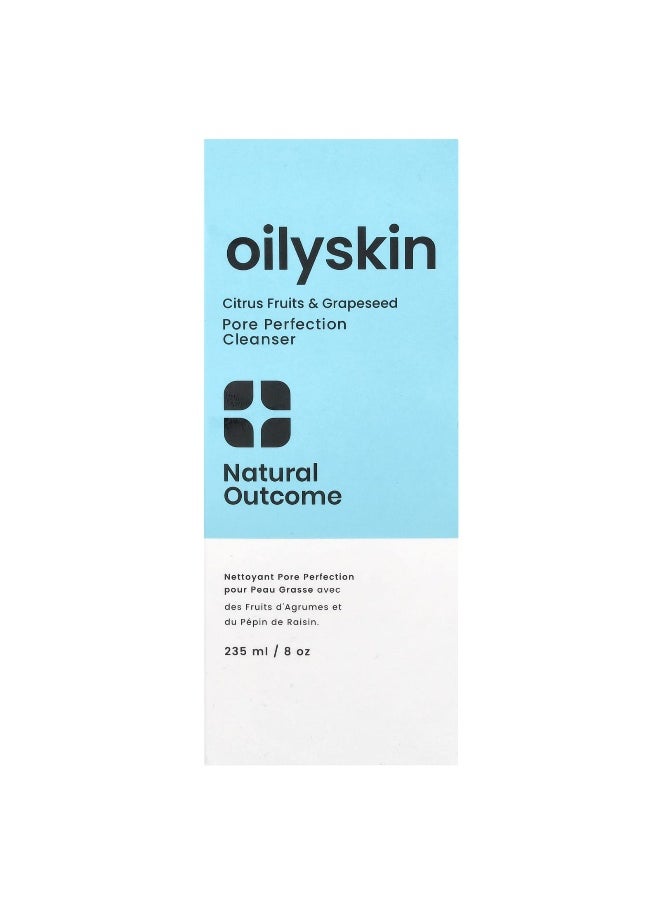 natural outcome Natural Outcome, Oily Skin, Pore Perfection Cleanser, 8 oz (235 ml)  - Image 2
