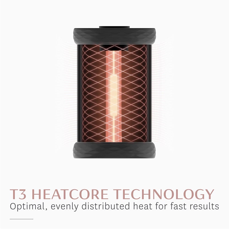 تي 3 T3 - بكرات تكثيف الشعر الساخنة لوكس (2 قيراط) | أدوات تجعيد الشعر وتكثيفه لجميع أطوال الشعر | أزواج مع مجموعة T3 الفاخرة من بكرات التكثيف الساخنة فقط - Image 3