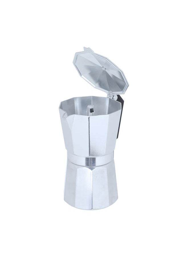 Alsaif - Aluminum Espresso Coffee Maker 9 Cups 900 Ml Silver - Image 1