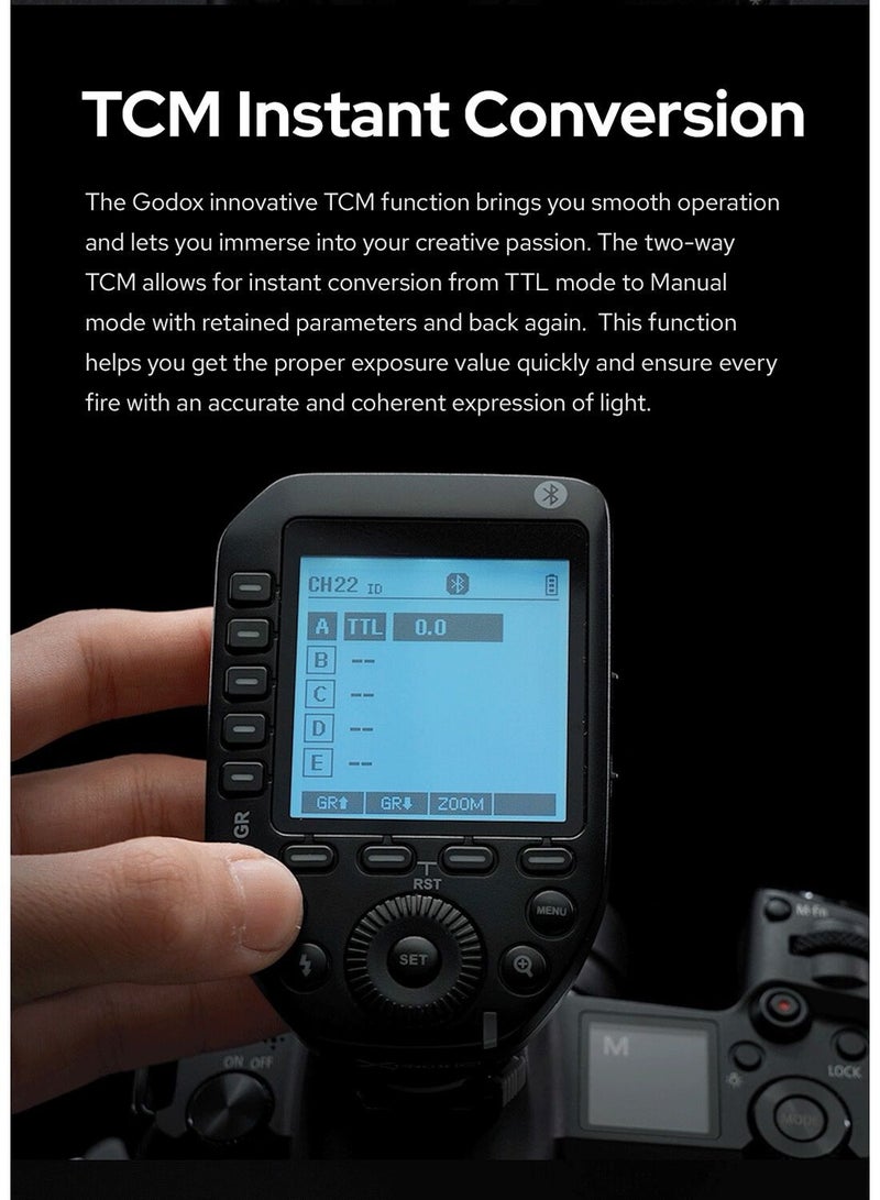 جودوكس Godox XPro II TTL Wireless Flash Trigger for Canon Cameras - Image 5