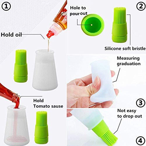 faas Silicone Cooking Oil Bottle with Basting Brush (Assorted Colour) - Image 4
