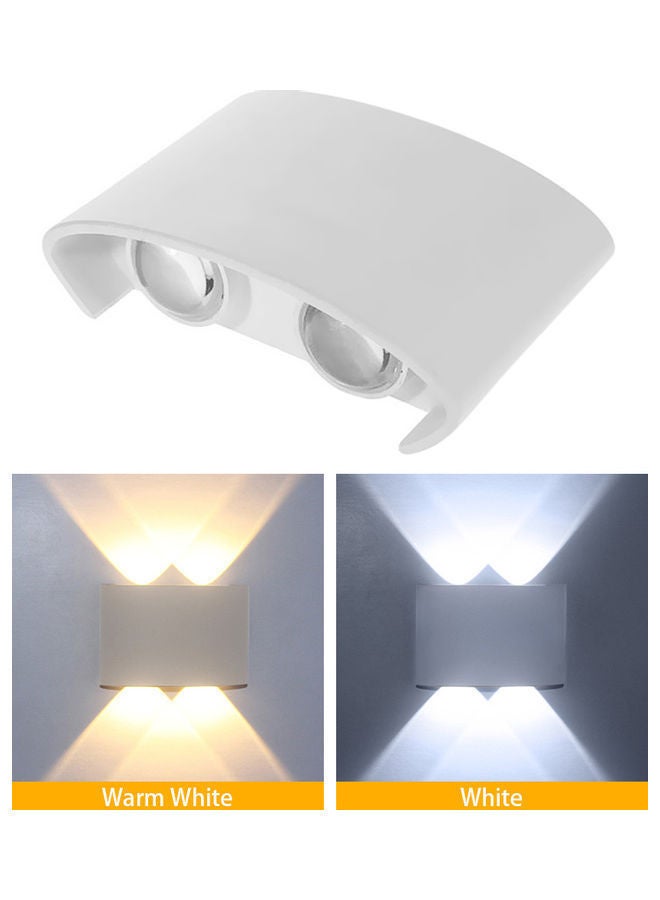 NIBEMINENT Indoor curved white, warm white light 4W Warm 13*5*9cm - Image 3