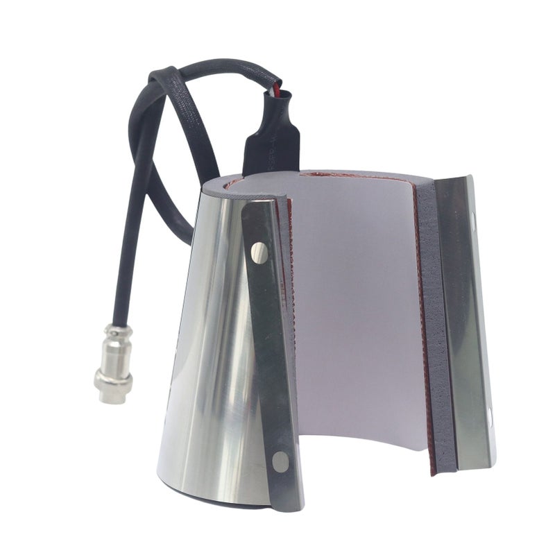 Mug Wrap Clamp Silicone and Iron Sublimation Mug Cup Clamp Mug DIY Tapered Heater Mug Heat Press Sublimation Machine Accessories - Image 2