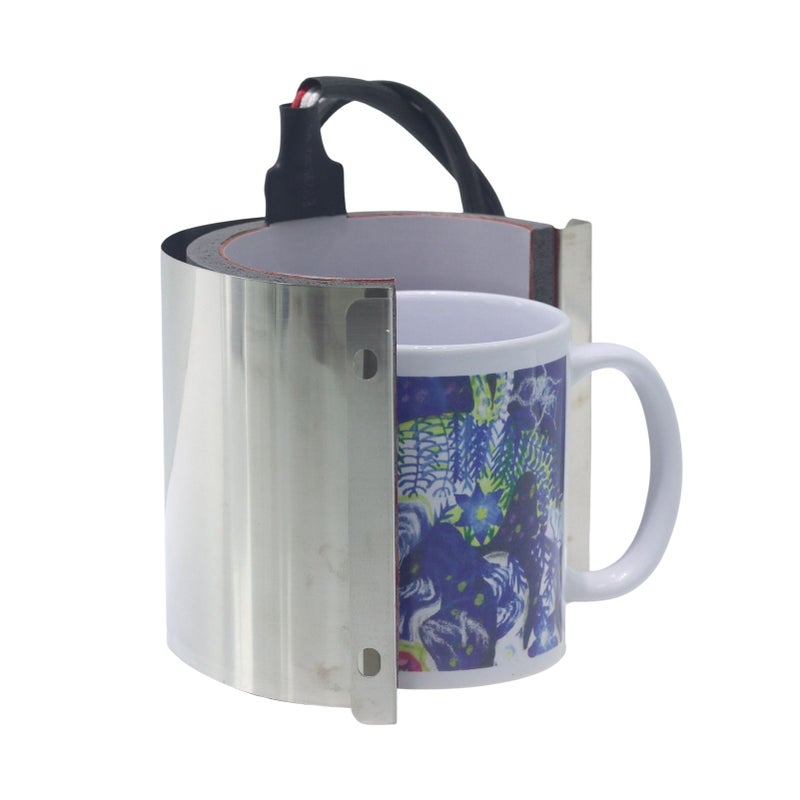 Mug Wrap Clamp Silicone and Iron Sublimation Mug Cup Clamp Mug DIY Tapered Heater Mug Heat Press Sublimation Machine Accessories - Image 4