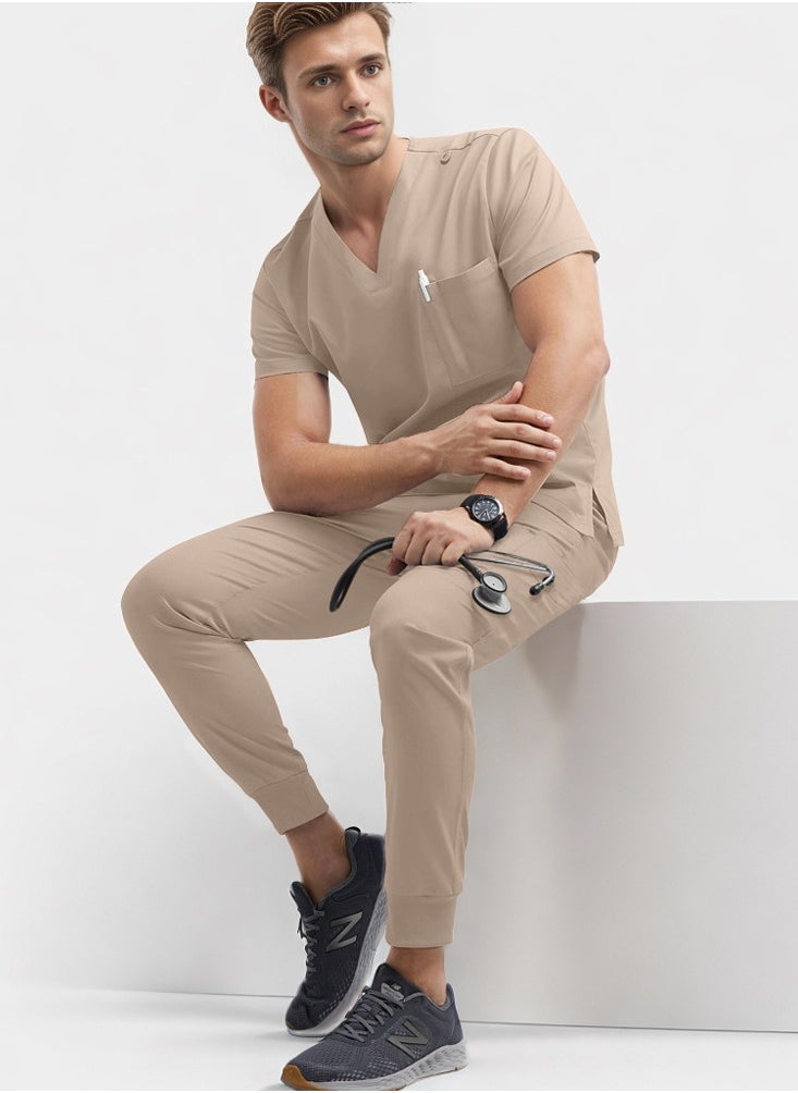 KUYING New Summer Thin Nurse Uniform Split Set Medical Work Uniform  - Image 1