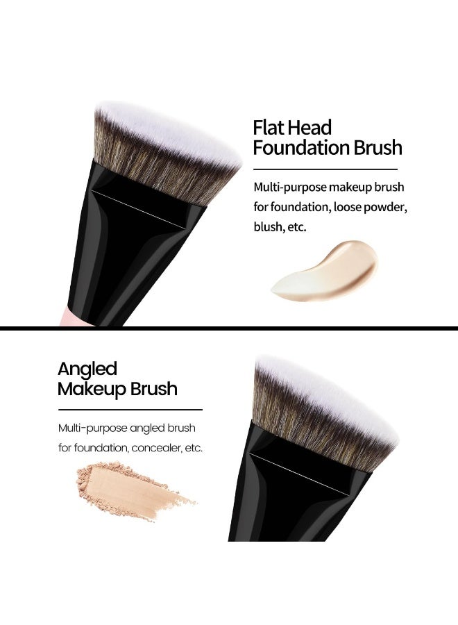 مانجي مجموعة فرش مكياج MAANGE مكونة من 4 قطع لكريم الأساس والكونتور والكونسيلر ومكياج الوجه - Image 2