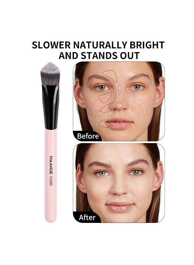 مانجي مجموعة فرش مكياج MAANGE مكونة من 4 قطع لكريم الأساس والكونتور والكونسيلر ومكياج الوجه - Image 5