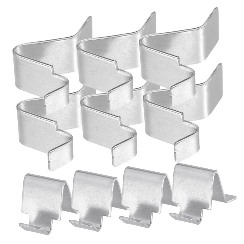 10 Pack Metal Shelf Brackets For Locker Cabinet Storage Clips Heavy Duty Steel - Image 2